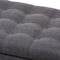 Baxton Studio Kaylee Grey Upholstered Button-Tufting Storage Ottoman Bench 128-7055 - alternate 10